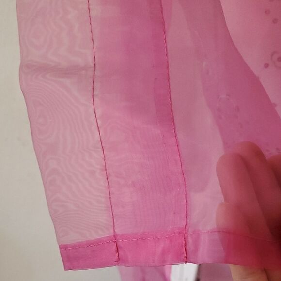 Valance  3 Set Cutain Pink - Picture 4 of 4